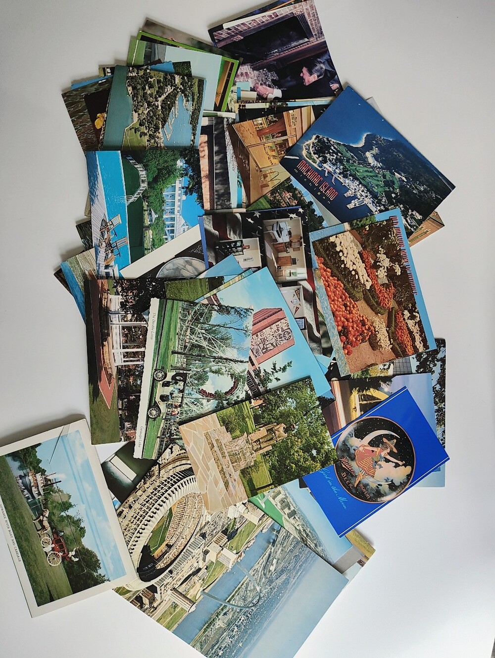 Vintage Postcard Lot Of 60+ Postcards Ohio Illinois Michigan Missouri